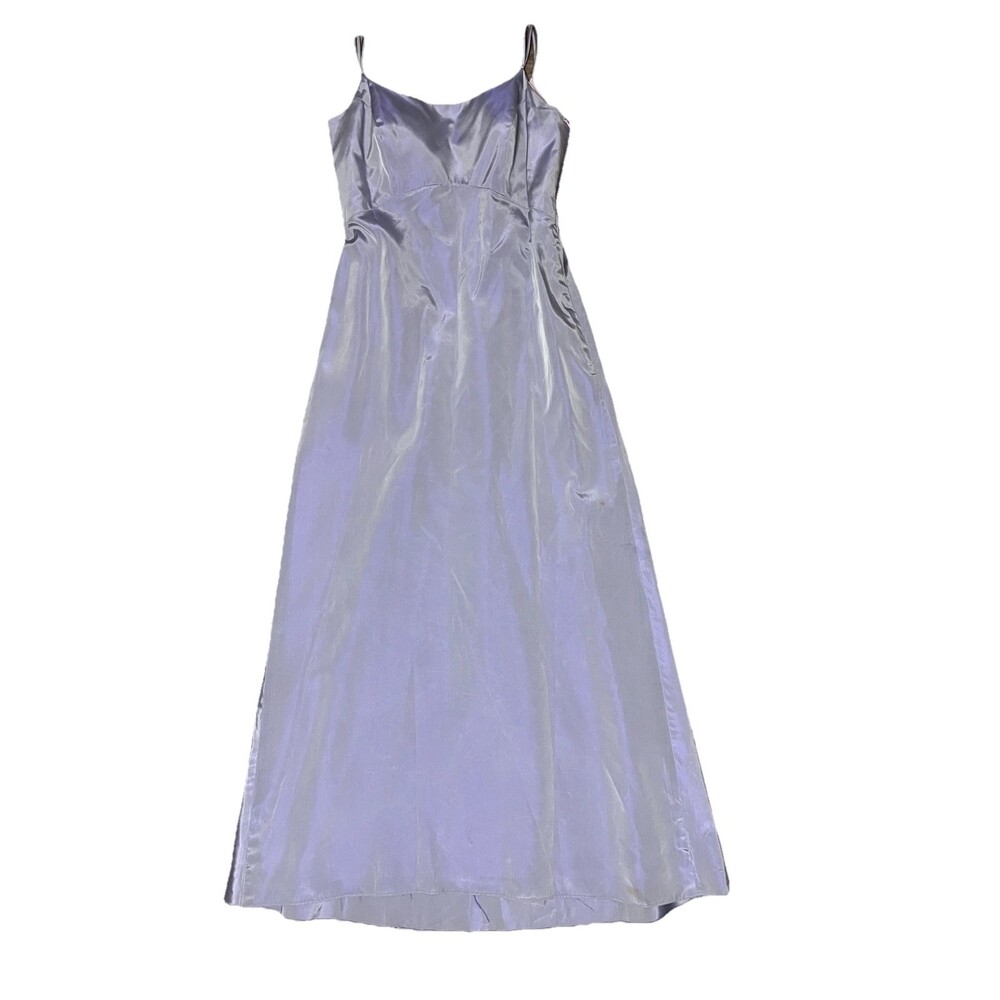 Jim Hjelm Purple Satin Acetate Waist 30 Prom Wedding Guest Spring Simple Elegant